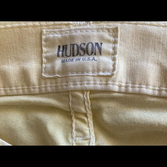 Hudson Yellow Skinny Jeans size 26 - Picture 4 of 6